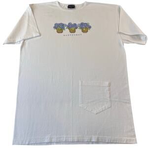 Alore Nantucket vintage T-shirt Sleep Top women’s One Size Purple Hydrangea